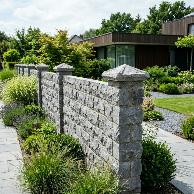 Кирпичный забор (Французский)